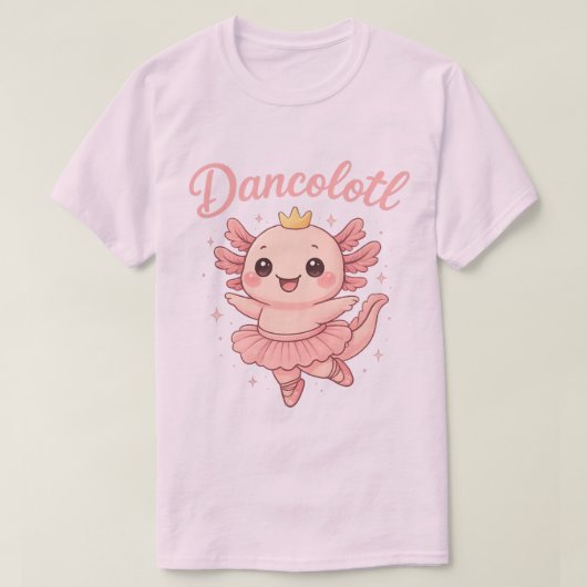 T-shirt Axolotl Ballerina Dancolotl Danse Cadeau animal (Design devant)