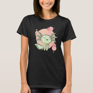 T-shirt Axolotl Banana Milk Ambystoma Mexicanum Cute Walki