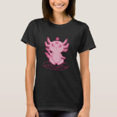T-shirt Axolotl Baphomet Pagan Noir (Devant)