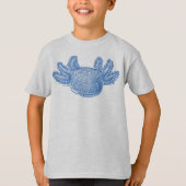 T-Shirt Axolotl - BLEU (Devant)