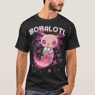 T-shirt Axolotl Boba Tea Bubble Tea Kawaii Anime Japonais