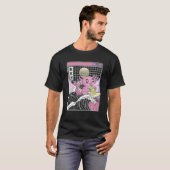 T-shirt Axolotl Boire Banane Lait Kanagawa Vague Anime V (Devant entier)