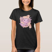 T-shirt Axolotl Bubble Tea Boba Ambystoma Mexicanum Walkin (Devant)