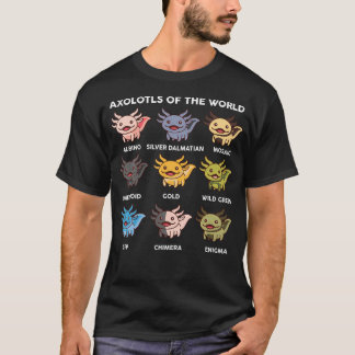 T-shirt Axolotl-Chemise Axolotl Du Monde Des Enfants
