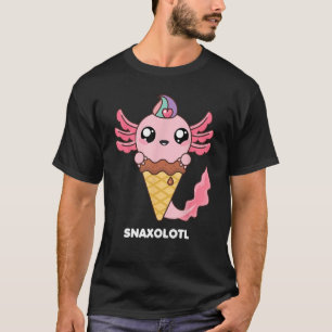 T-shirt Axolotl Chemise vêtements pour filles mignonne Poi