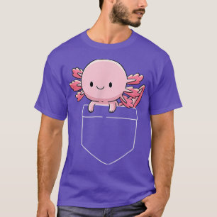 T-shirt Axolotl dans Pocket Kawaii mignon Anime cadeaux po