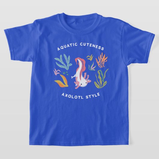 T-shirt Axolotl de virilité aquatique (Poser)