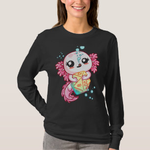T-shirt Axolotl Dice Pour Dragons D20 Rpg Gamer Girls Femm