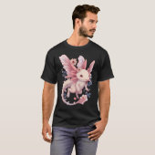 T-shirt Axolotl Fée Rose ! (Devant entier)