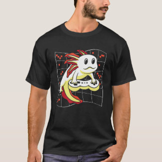 T-shirt Axolotl Fish Mexican Salamander Walking Fish Gami