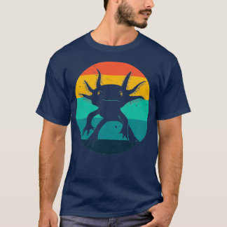 T-shirt Axolotl Funny Cadeau Maman Papa Enfants Retro Desi