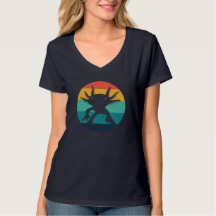 T-shirt Axolotl Funny Cadeau Maman Papa Enfants Retro Desi