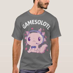 T-shirt AXOLOTL Gamesolotl Kawaii Chibi Pastel Goth Anime