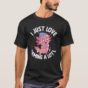 T-shirt Axolotl Gaming Champion du jeu Axolotl Poisson Ma