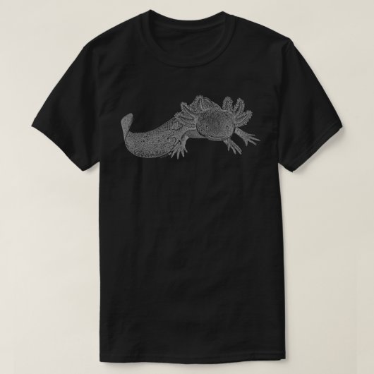 T-Shirt Axolotl - GRIS (Design devant)