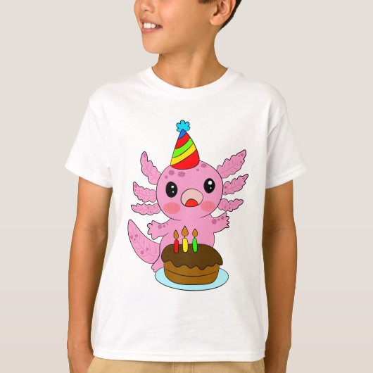 T-shirt axolotl Joyanniversaire (Devant)