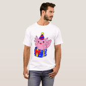 T-shirt axolotl Joyanniversaire (Devant entier)