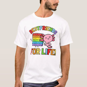 T-shirt Axolotl Kawaii Jouet Push Pop It Fidget Enfants Ga