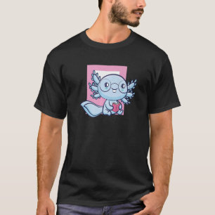 T-shirt Axolotl Lire livre Ambystoma Mexicanum Marche mexi