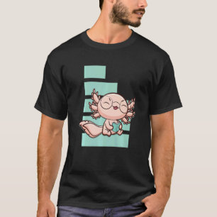 T-shirt Axolotl Lire livre Ambystoma Mexicanum Pearl Walki