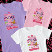 T-Shirt Axolotl Love for Reading Adorable Kid's