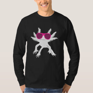 T-shirt Axolotl Mange Dormir Drôle Rétro Salamandre Mexica