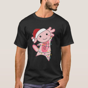 T-shirt Axolotl Noël Fée Lumière Noël Axolotl