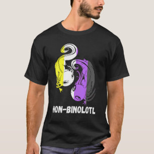 T-shirt Axolotl non binaire genderqueer Fierté LGBT non bi