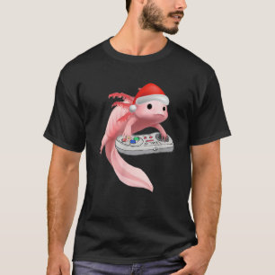 T-shirt Axolotl Poisson Jouer Vidéo Jeu Hommes Garçon Enfa