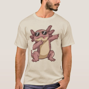 T-Shirt Axolotl qui Dab – Salamandre Mignonne et D