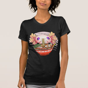 T-shirt Axolotl Ramen nouilles Japonais Kawaii Anime Otaku