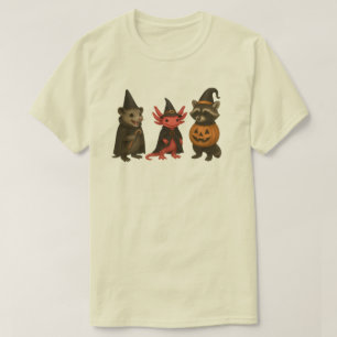 T-shirt Axolotl Raton Laveur Possum Effrayant Creeptob H
