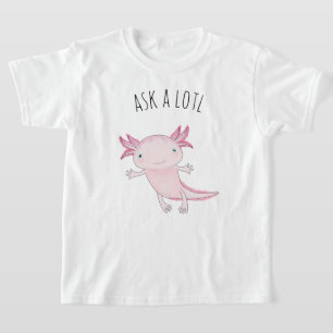 T-shirt Axolotl rose mou