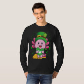 T-shirt Axolotl Saint Patricks Day Boys Girls Axolotl (Devant entier)