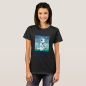 T-shirt Axolotl Stupid Questions Humour Sarcastique plaisa (Devant entier)