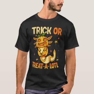 T-shirt Axolotl Trick Ou Treat Axolotl Halloween