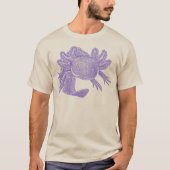 T-Shirt Axolotl - VIOLET (Devant)