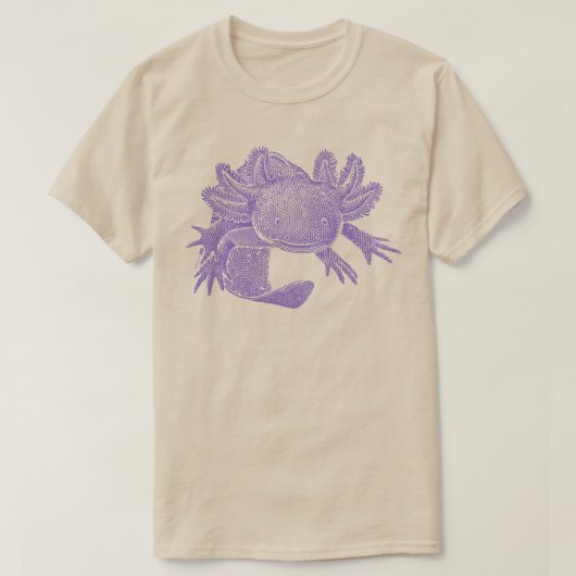 T-Shirt Axolotl - VIOLET (Design devant)