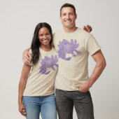 T-Shirt Axolotl - VIOLET (Unisexe)