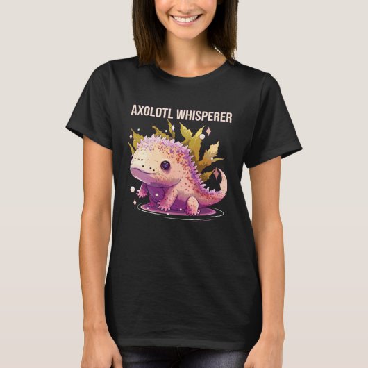 T-shirt Axolotl Whisperer (Devant)