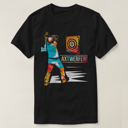 T-shirt Axtwerfen 10 (Design devant)