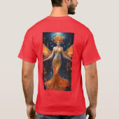T-shirt Ayahuasca Phoenix : Un voyage fluorescent à Eden (Dos)