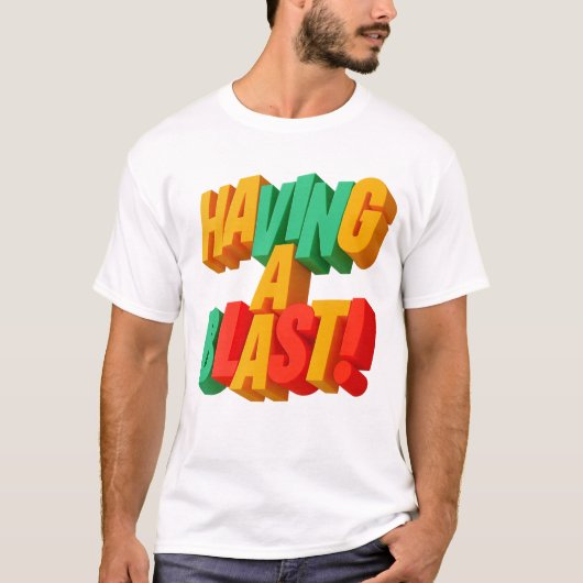T-shirt Ayant une explosion artwork 3d (Devant)
