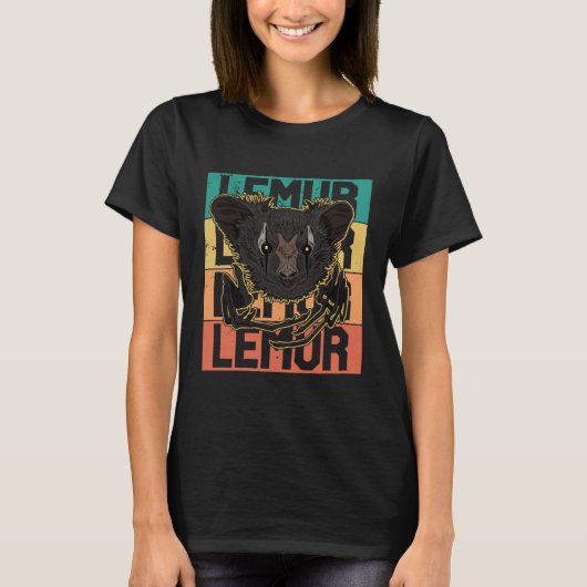 T-shirt Aye Primates Lemurs Madagascar 3 (Devant)