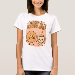 T-shirt Ayez un Bagel Day Kawaii Foodie Art