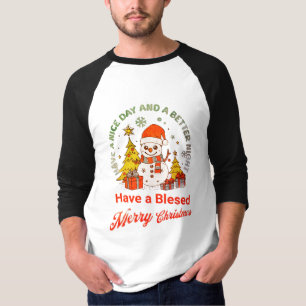 T-shirt Ayez un Joyeux Noël et une Bonne Année