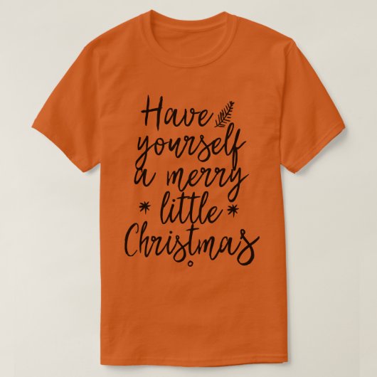 T-shirt Ayez Un Joyeux Petit Noël (Design devant)