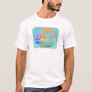 T-shirt Ayez Un Slogan Illustré Vintage De Nice Bay