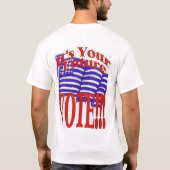 T-shirt Ayez une opinion ? (Dos)
