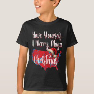 T-shirt Ayez-Vous Une Joyeuse Élection Rouge Noël Noël